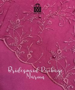 Bridesmaid Package-Maroon
