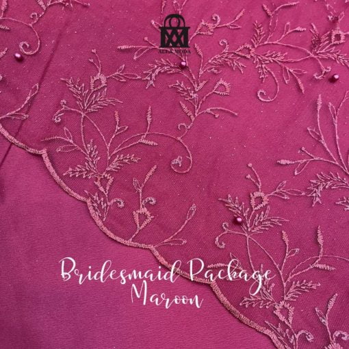 Bridesmaid Package-Maroon