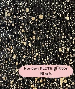 Korean Plits Glitter-Black