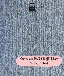 Korean Plits Glitter-Snow BLue