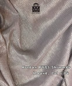 Korean Plits Shimmer-Mauve