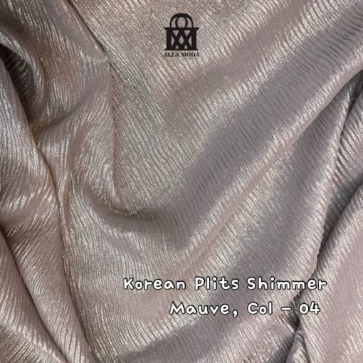 Korean Plits Shimmer-Mauve