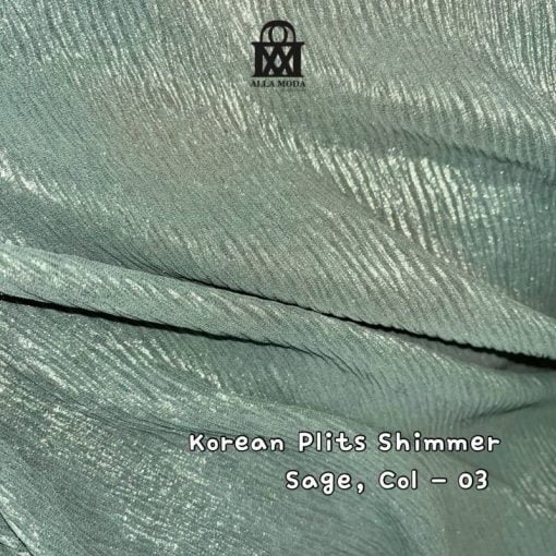 Korean Plits Shimmer-Sage