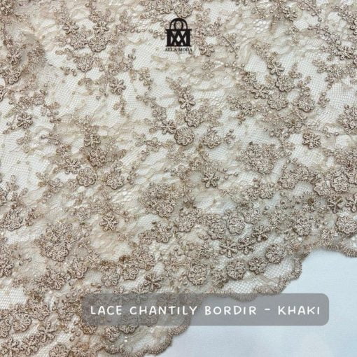 Lace Chantily-Khaki