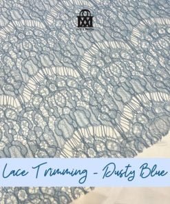 Lace Trimming-Dusty Blue