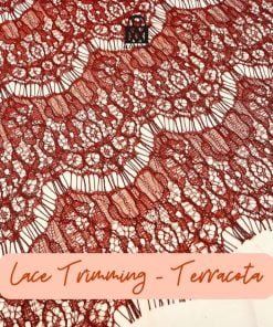 Lace Trimming-terracota