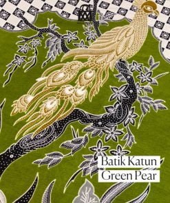 Batik Katun-Merak - Green Pear