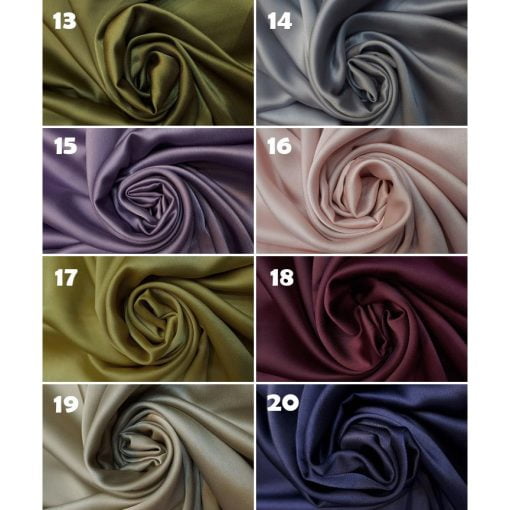 Satin Cherry SIlk-All COlor 3