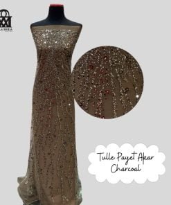 Tulle Akar Payet-Charcoal