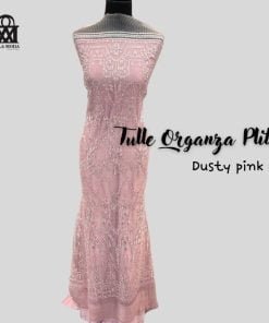 Tulle Organza Plits-Dusty Pink