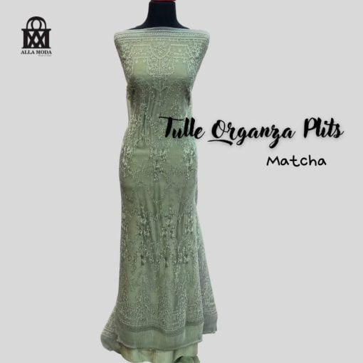 Tulle Organza Plits-Matcha