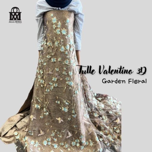 Tulle Valentino 3D-Khaki