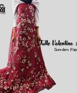 Tulle Valentino 3D-Maroon