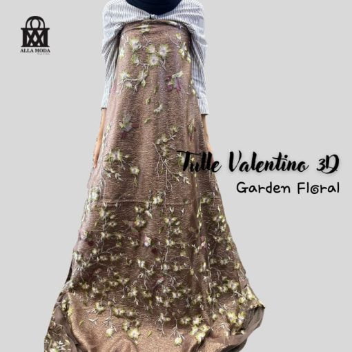 Tulle Valentino 3D-Mocca